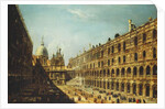 The Courtyard of the Doge's Palace, Venice, by Michele Marieschi