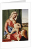 The Madonna and Child with a Male Donor, a landscape beyond by Giovanni Bellini