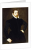Portrait of a Gentleman, Three-quarter length, Wearing a Black Costume with White Ruff, 1564 by Adriaen Thomasz Key