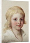 Portrait study of Francesco, Crown Prince of Naples, as a boy, head and shoulders, by Angelica Kauffman