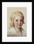 Portrait study of Francesco, Crown Prince of Naples, as a boy, head and shoulders, by Angelica Kauffman