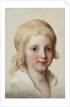 Portrait study of Francesco, Crown Prince of Naples, as a boy, head and shoulders, by Angelica Kauffman