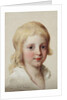 Portrait study of Francesco, Crown Prince of Naples, as a boy, head and shoulders, by Angelica Kauffman