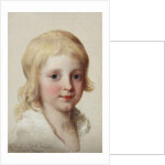 Portrait study of Francesco, Crown Prince of Naples, as a boy, head and shoulders, by Angelica Kauffman