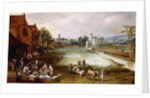 A Bleaching Ground by Jan & Momper Joos de Brueghel