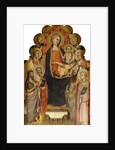 The Madonna and Child enthroned with Saints John the Baptist, Peter, Mary Magdalen, Paul and Stephen, a Female Martyr Saint and Angels by Nicolo di Pietro