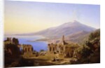 Teatro Greco, Taormina, with Etna beyond, 1852 by Karl Robert Kummer