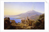 Teatro Greco, Taormina, with Etna beyond, 1852 by Karl Robert Kummer