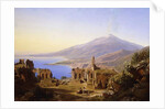 Teatro Greco, Taormina, with Etna beyond, 1852 by Karl Robert Kummer