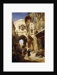 Davidstrasse, Jerusalem, 1887 by Gustave Bauernfeind