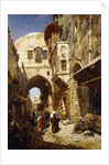 Davidstrasse, Jerusalem, 1887 by Gustave Bauernfeind