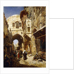 Davidstrasse, Jerusalem, 1887 by Gustave Bauernfeind