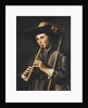 A Shepherd Playing the Pipes by Johan Baeck