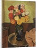 Vase of Flowers on a Round Table; Vase de Fleurs sur une Table Ronde, 1920 by Marie Clementine Valadon