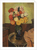 Vase of Flowers on a Round Table; Vase de Fleurs sur une Table Ronde, 1920 by Marie Clementine Valadon