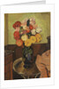Vase of Flowers on a Round Table; Vase de Fleurs sur une Table Ronde, 1920 by Marie Clementine Valadon