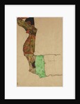 Reclining Male Nude with Green Cloth by Egon Schiele