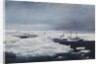 The James Caird, Dudley Docker and Stancomb Wills Moored to the Ice-floe in the Weddell Sea, April 1916, 1916 by George Marston