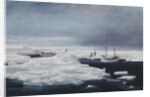 The James Caird, Dudley Docker and Stancomb Wills Moored to the Ice-floe in the Weddell Sea, April 1916, 1916 by George Marston