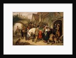 The Departure of Charles II from Bentley in Staffordshire, the house of Colonel Lane by Charles Landseer
