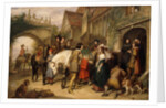 The Departure of Charles II from Bentley in Staffordshire, the house of Colonel Lane by Charles Landseer