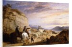 Highland Drovers and Dogs Driving their Sheep and Cattle in a Rocky Wooded Landscape, 1846 by Richard Ansdell
