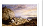 Highland Drovers and Dogs Driving their Sheep and Cattle in a Rocky Wooded Landscape, 1846 by Richard Ansdell