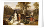 The Monks of Melrose made good kaill on Fridays when they fasted, They neither wanted beef nor ale, As long as their neighbours lasted by Charles Landseer