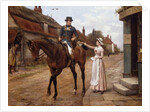 Collecting the Post by George Goodwin Kilburne