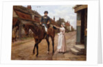 Collecting the Post by George Goodwin Kilburne