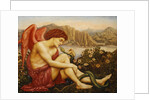 Angel with Serpent, 1870s by Evelyn De Morgan