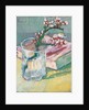 Almond branch in a glass with a book, 1888 by Vincent van Gogh