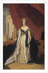 Portrait of Queen Victoria in coronation robes by Franz Xaver Winterhalter