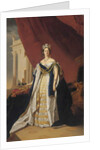 Portrait of Queen Victoria in coronation robes by Franz Xaver Winterhalter