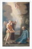 Saint Sebastian of Aparicio Receiving Food from Angels, late 18th century by Spanish School