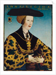 Portrait of Queen Anne of Hungary by Hans or Johan Maler