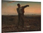 The End of the Day, Effect of Evening by Jean-Francois Millet