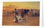 A Rest in the Desert, 1911 by Otto Pilny