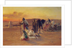 A Rest in the Desert, 1911 by Otto Pilny