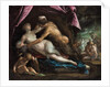 Pan and Selene by Johann or Hans von Aachen