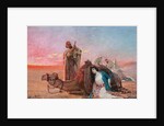 A Rest in the Desert, 1903 by Otto Pilny
