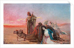 A Rest in the Desert, 1903 by Otto Pilny