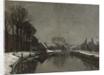 A Belgian Town in Winter, 1912 by Albert Baertsoen