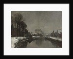 A Belgian Town in Winter, 1912 by Albert Baertsoen