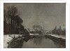 A Belgian Town in Winter, 1912 by Albert Baertsoen