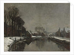 A Belgian Town in Winter, 1912 by Albert Baertsoen