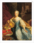 Portrait of Empress Maria Theresa, 1749 by Johann-Gottfried Auerbach