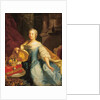 Portrait of Empress Maria Theresa, 1749 by Johann-Gottfried Auerbach