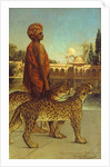 The Palace Guard with Two Leopards by Jean Joseph Benjamin Constant