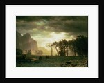 Passing Storm in Yosemite, 1865 by Albert Bierstadt